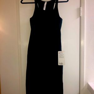 Lulu lemon mid length black dress